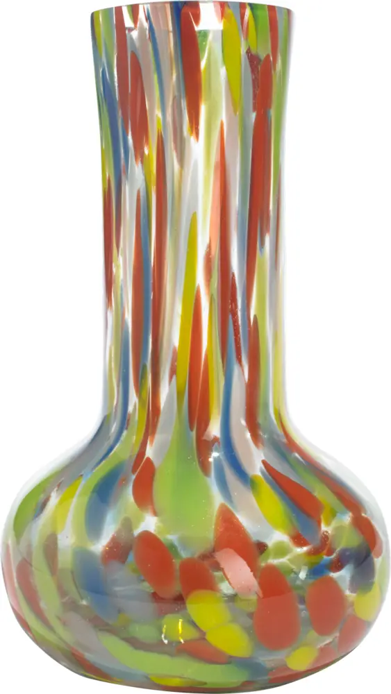 Colorful Glass Vase for Vibrant Home Decor