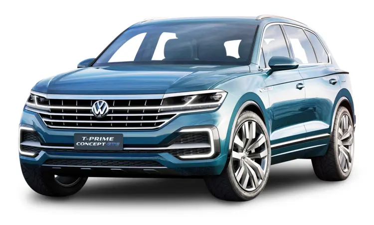 Blue Volkswagen SUV