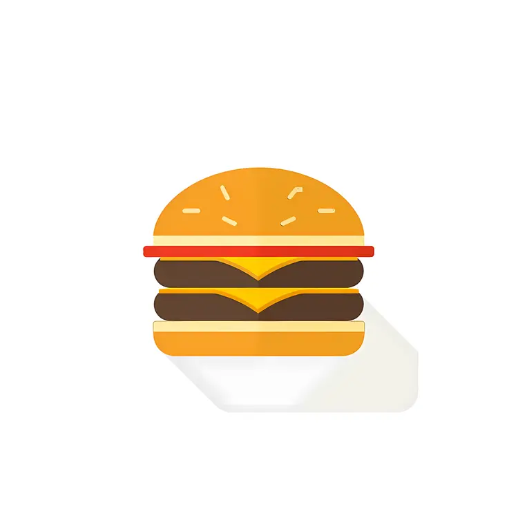 Cheese Burger Illustration