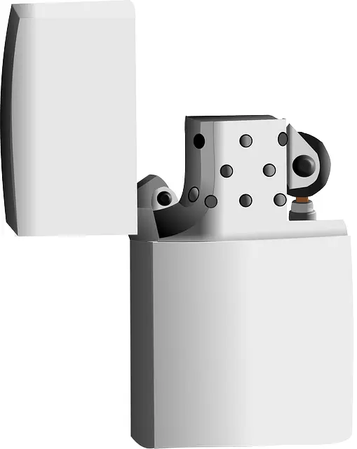 Silver Portable Lighter