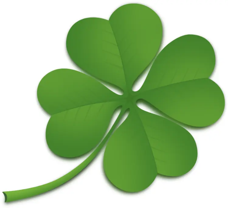 Lucky Four-leaf Clover for St. Patrick's Day