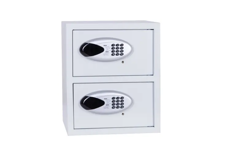 White Safe with Combination Lock for Home Security