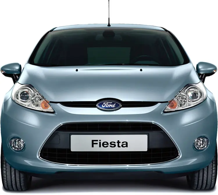 Blue Ford Fiesta for Urban Driving