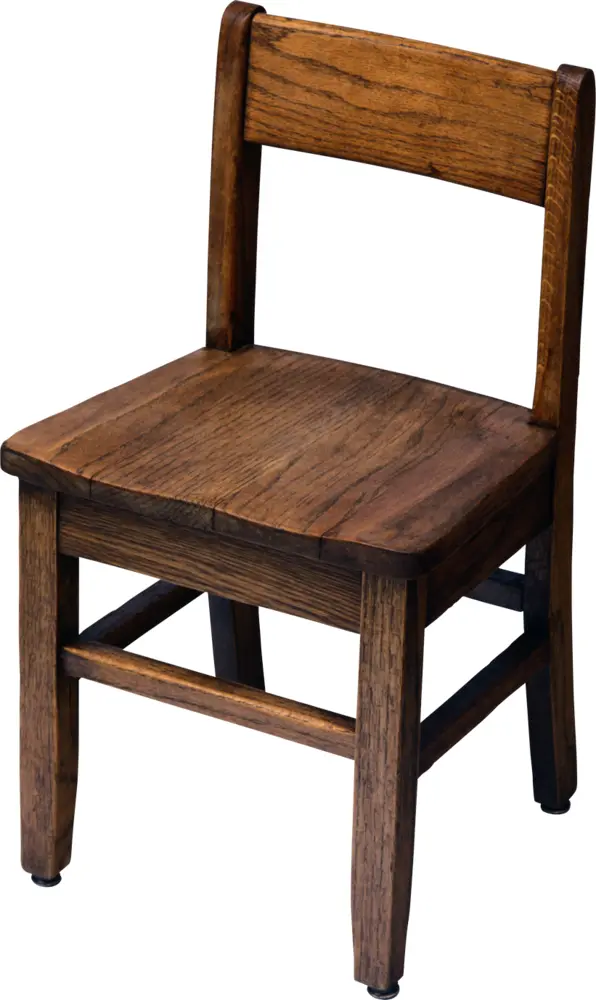 Simple Rustic Wooden Chair