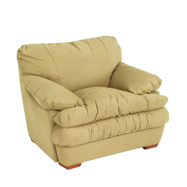 Beige Armchair with Cushions