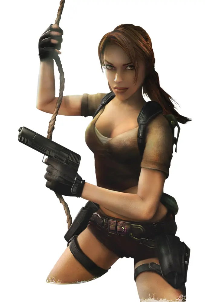 Action Adventure Female Character with Gun