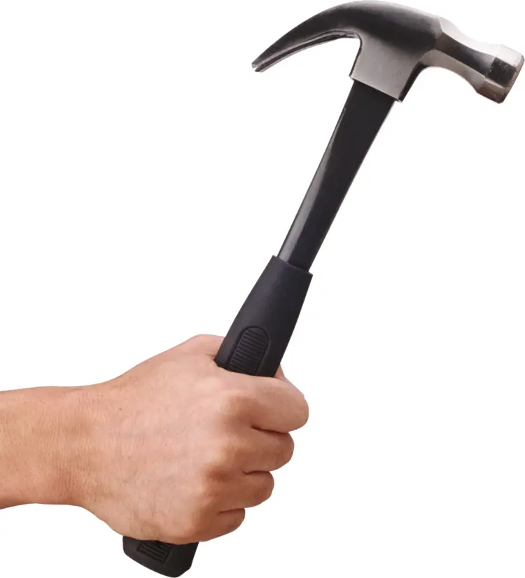 Claw Hammer with Black Handle for Construction