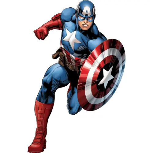 Captain America Charging Ahead