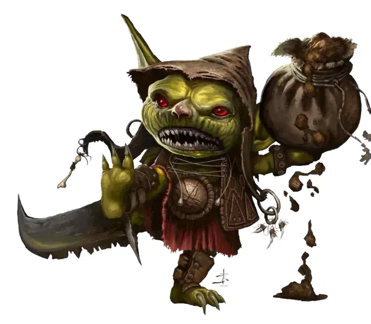 Goblin Thief with Bag of Loot