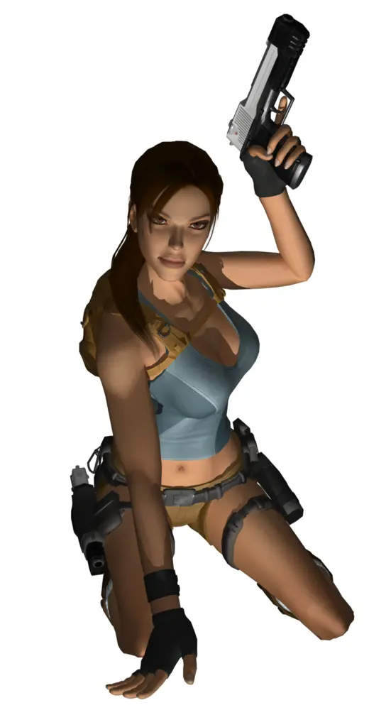 Action Adventure Female Character with Gun