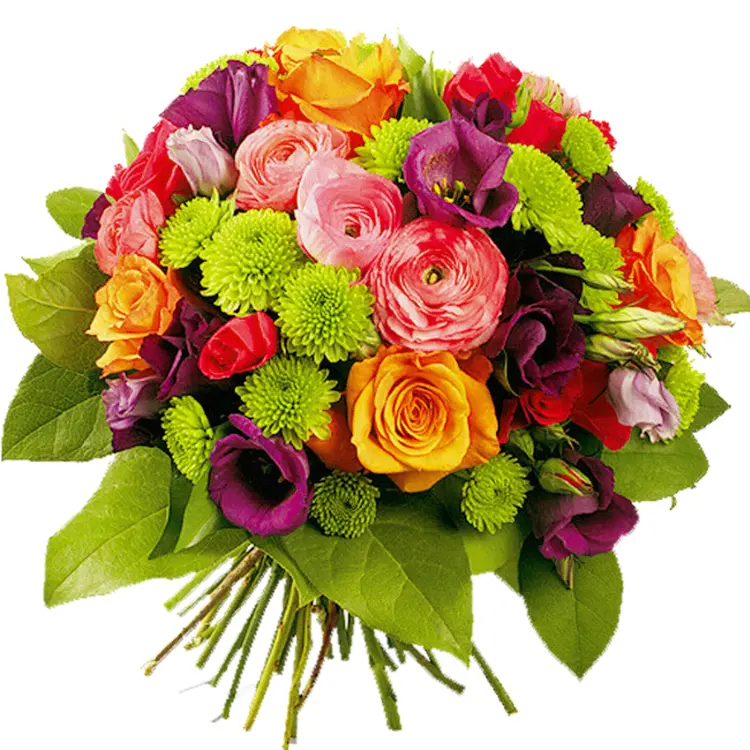 Vibrant Colorful Flower Bouquet