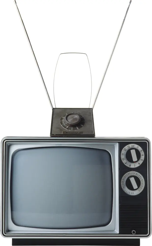 Vintage TV with Antenna