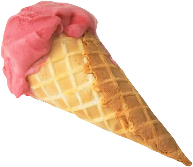 Strawberry Ice Cream Cone