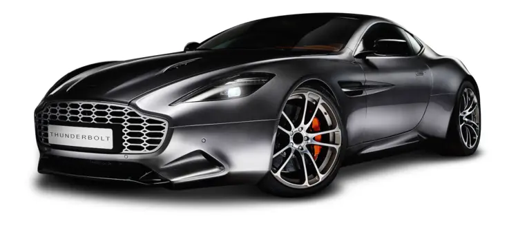 Sleek Silver Sports Car