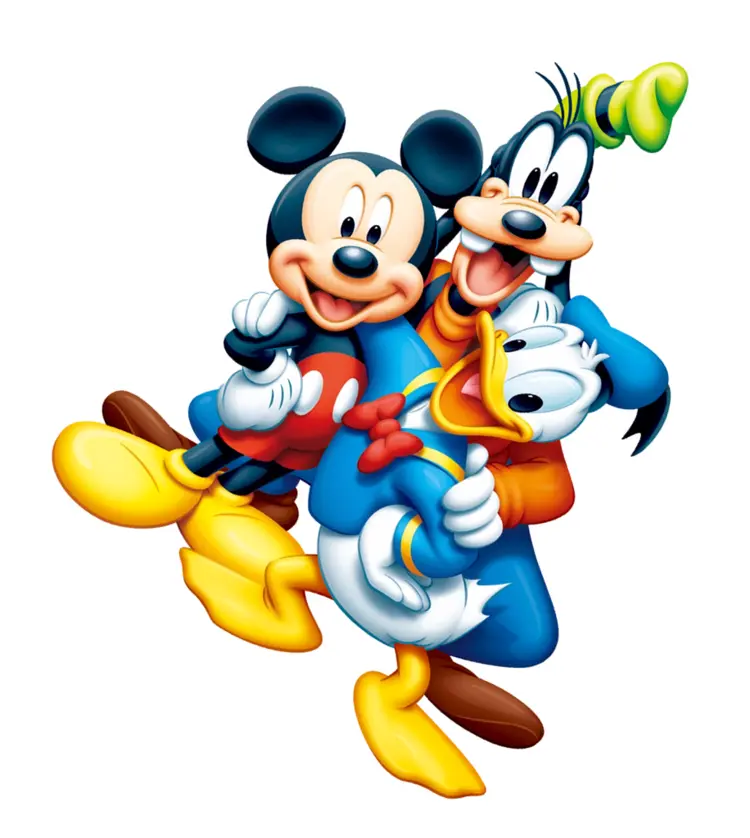 Disney Friends Having Fun
