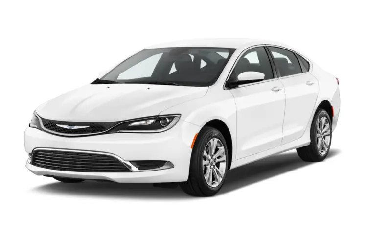 Sleek White Sedan for Comfortable Travel