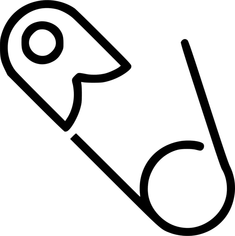 Safety Pin Icon