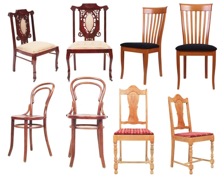 Collection of Various Wooden Chairs