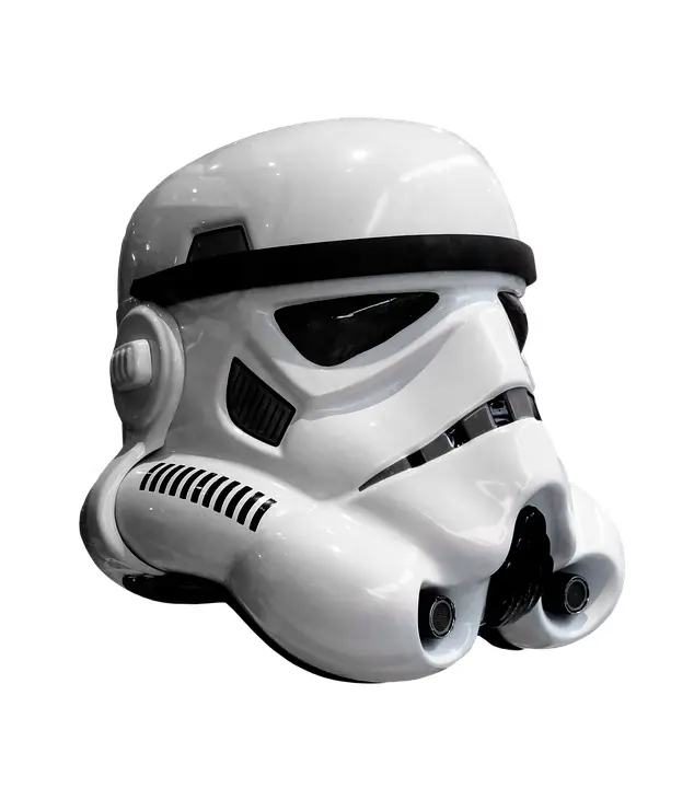 White Helmet for Sci-Fi Soldier