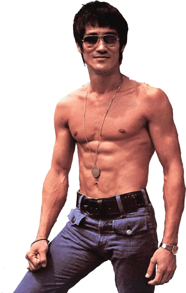 Shirtless Man with Sunglasses and Jeans