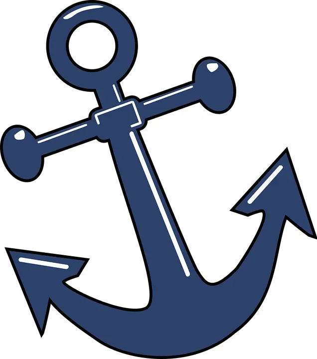 Cartoon Anchor Symbol