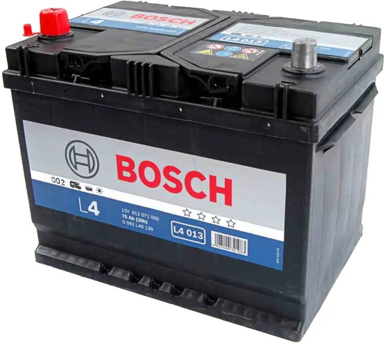 Black Car Battery for Automotive Use