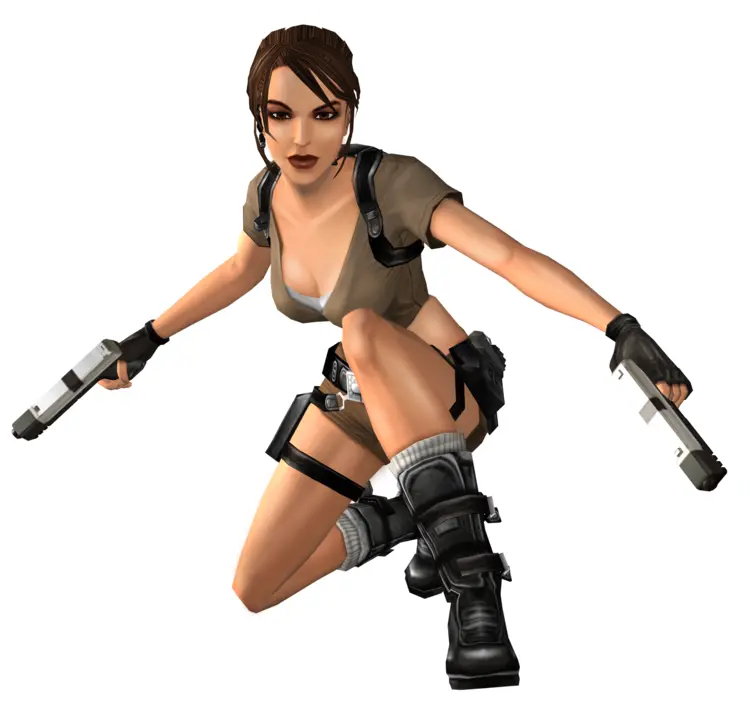 Action Adventure Female Character with Dual Guns