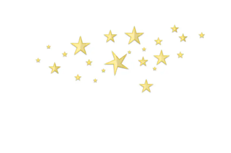 Cluster of Small Yellow Stars