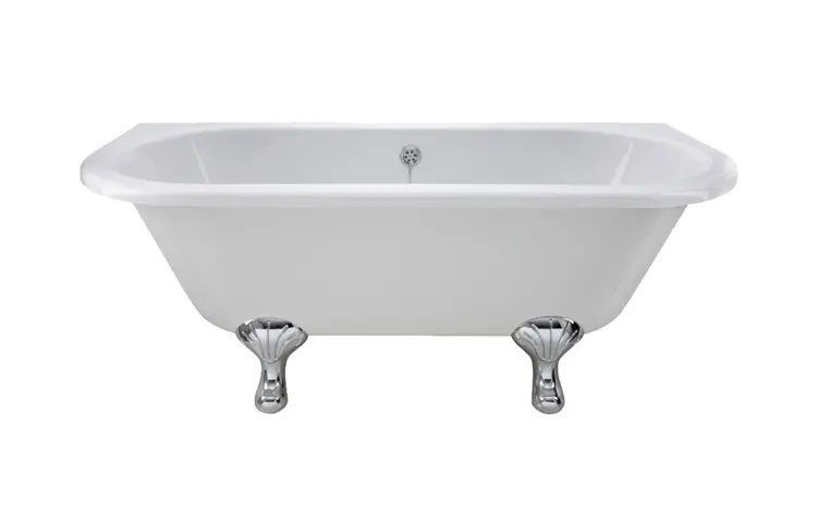 Classic White Clawfoot Bathtub
