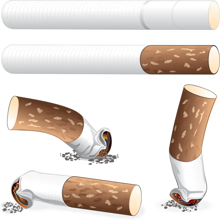 Various Stages of Cigarette Use