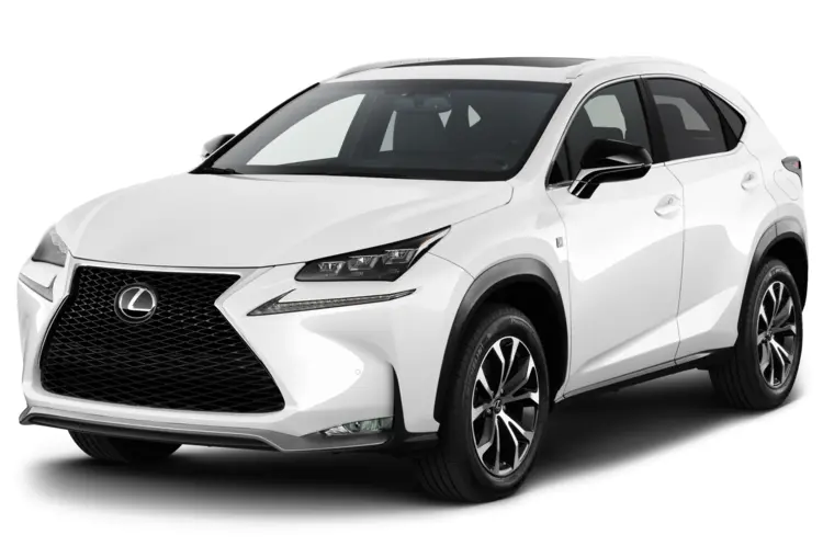 White Lexus Crossover