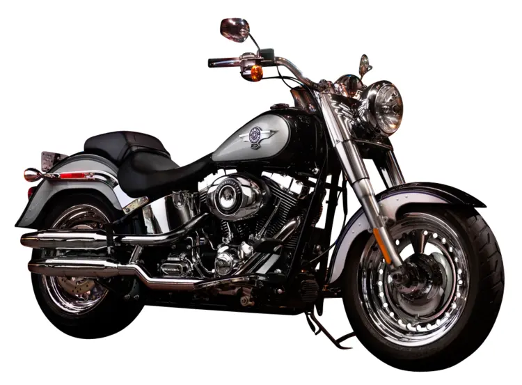 Black Motorcycle for a Smooth Ride