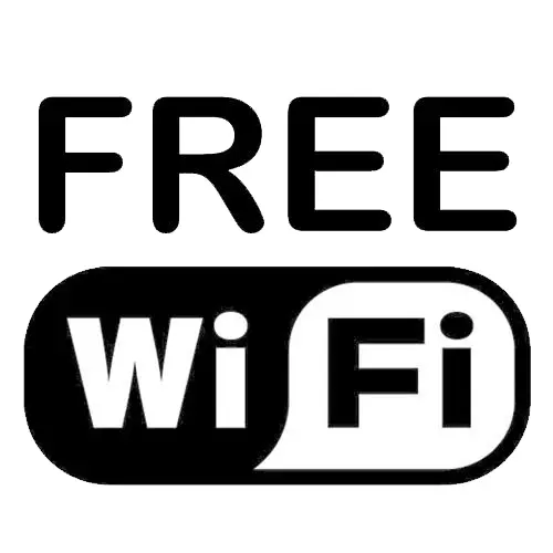 Free WiFi Sign for Public Spaces
