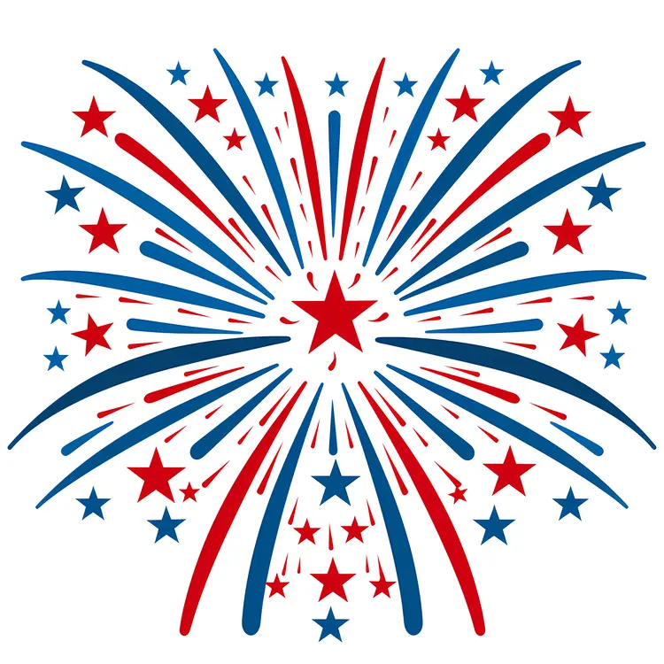 Patriotic Fireworks