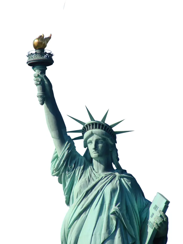 Statue of Liberty with torch