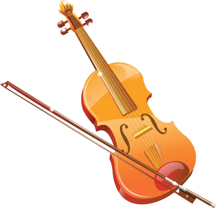 Classical Violin with Bow