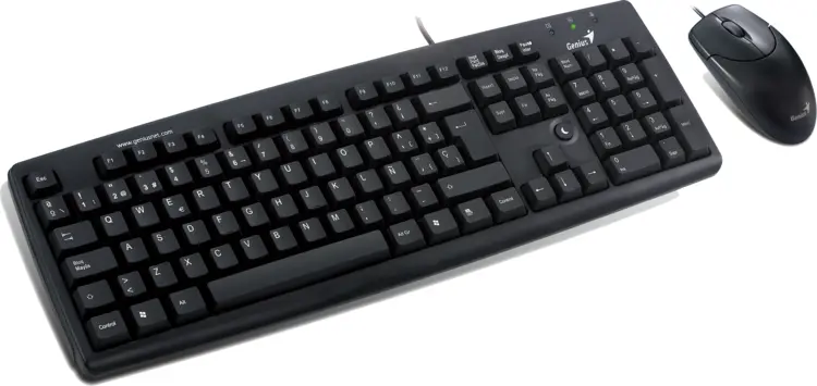 Black Keyboard and Mouse Combo
