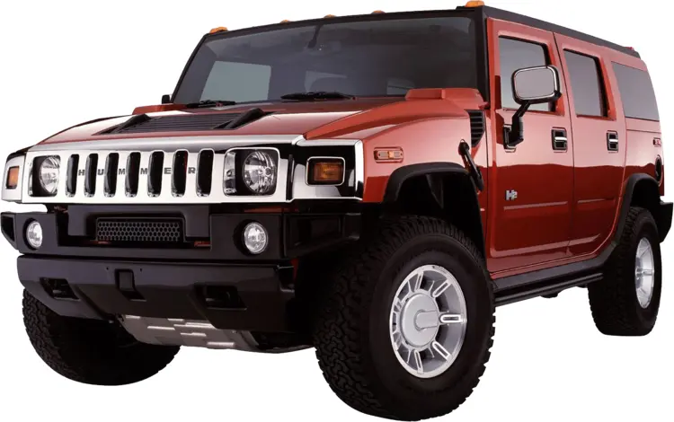 Red Hummer H2 Car