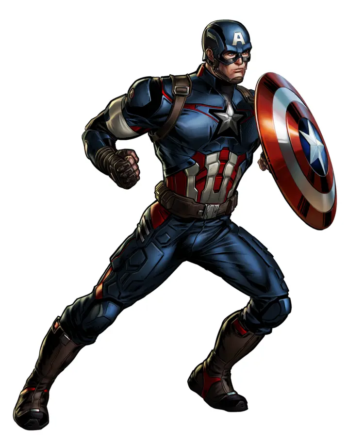 Captain America Ready for Battle