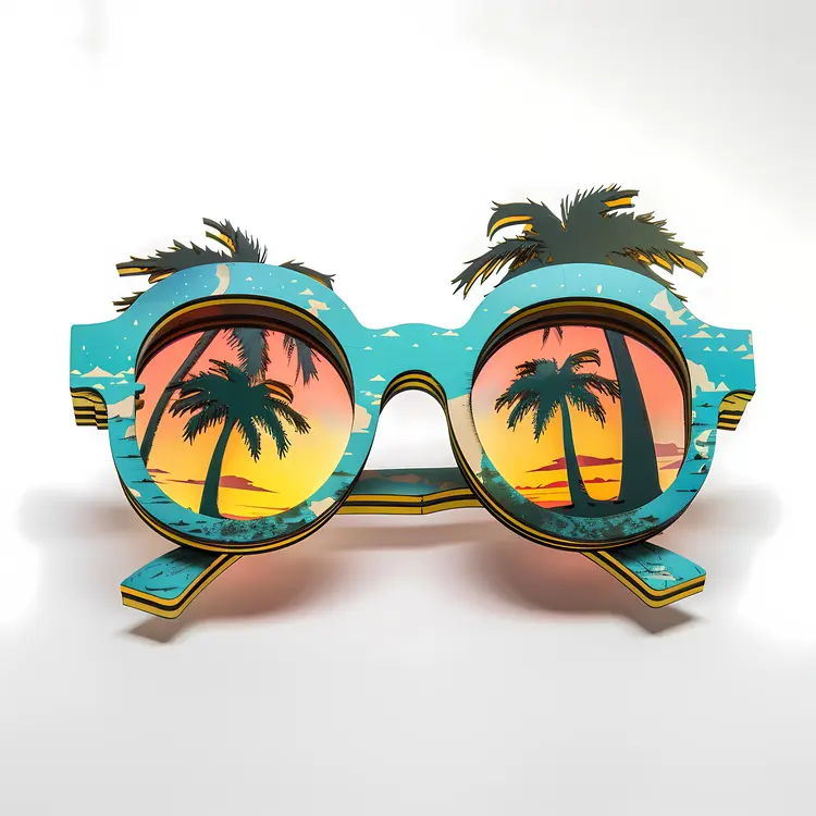 Tropical Sunset Sunglasses