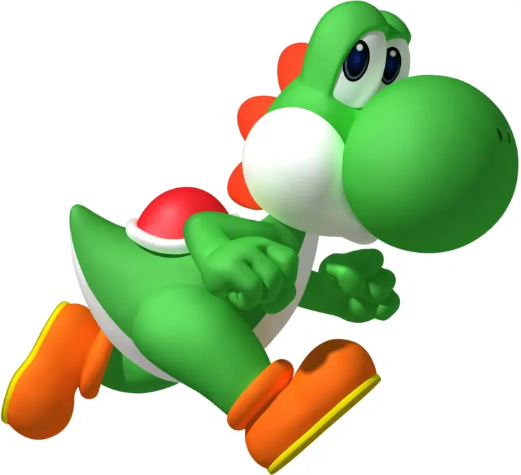 Green Yoshi Running