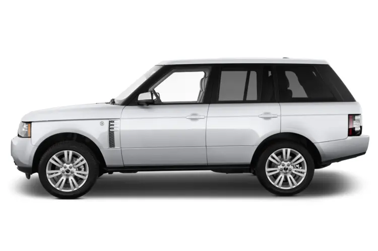 White Range Rover SUV