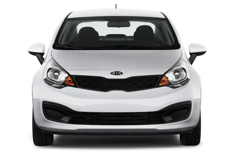 White Kia Compact Car for Urban Driving