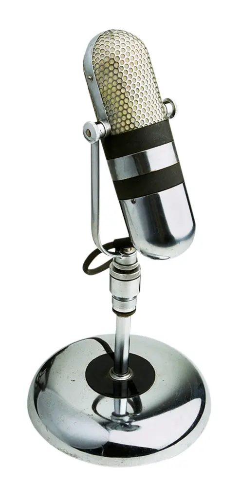 Retro Microphone for Classic Audio Recording