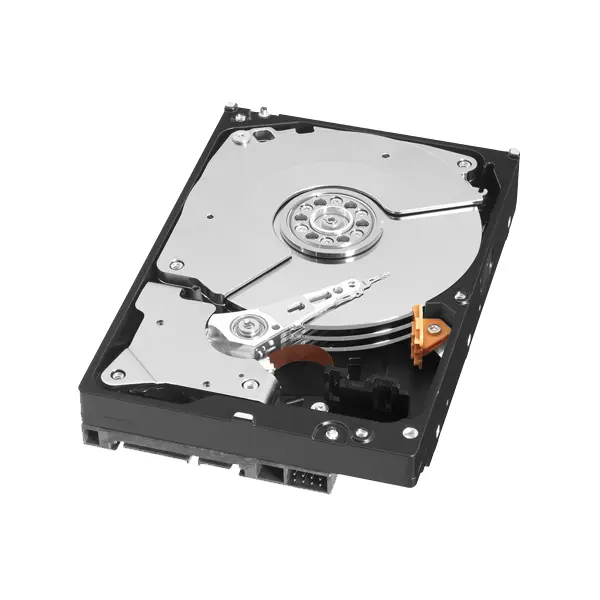 Open Hard Drive with Visible Platter