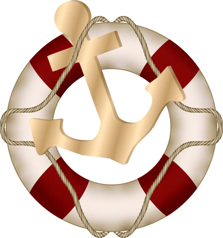 Lifebuoy with Anchor for Nautical Safety