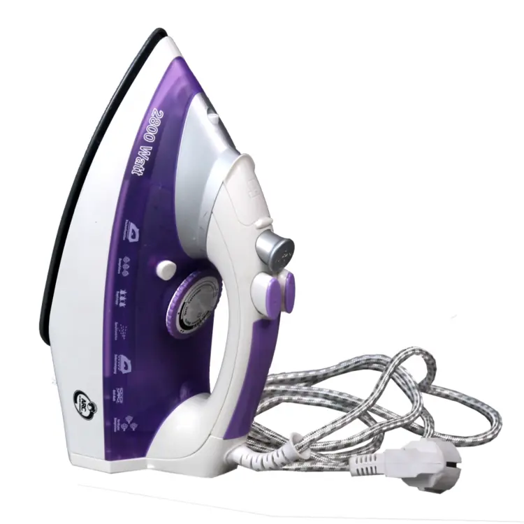 Purple and White Iron with Cord