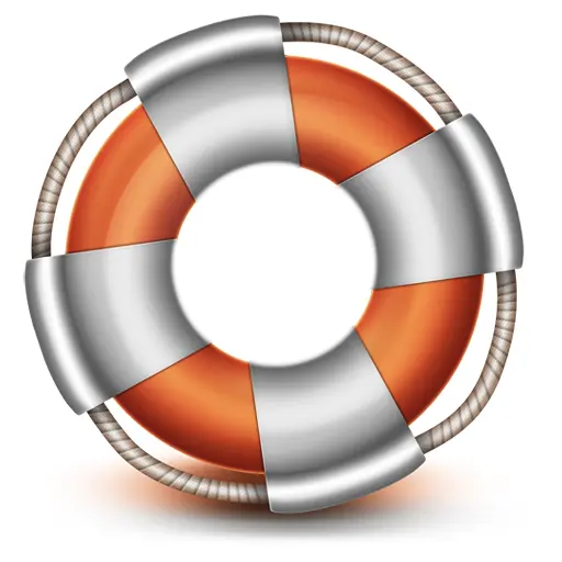 Orange Lifesaver Ring