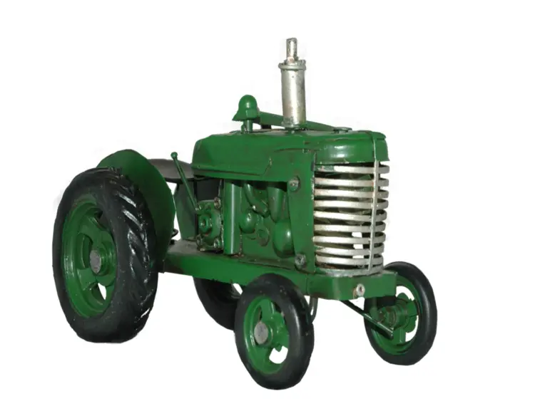 Vintage Green Tractor for Agriculture