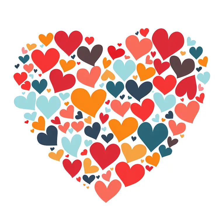 Colorful Heart Pattern